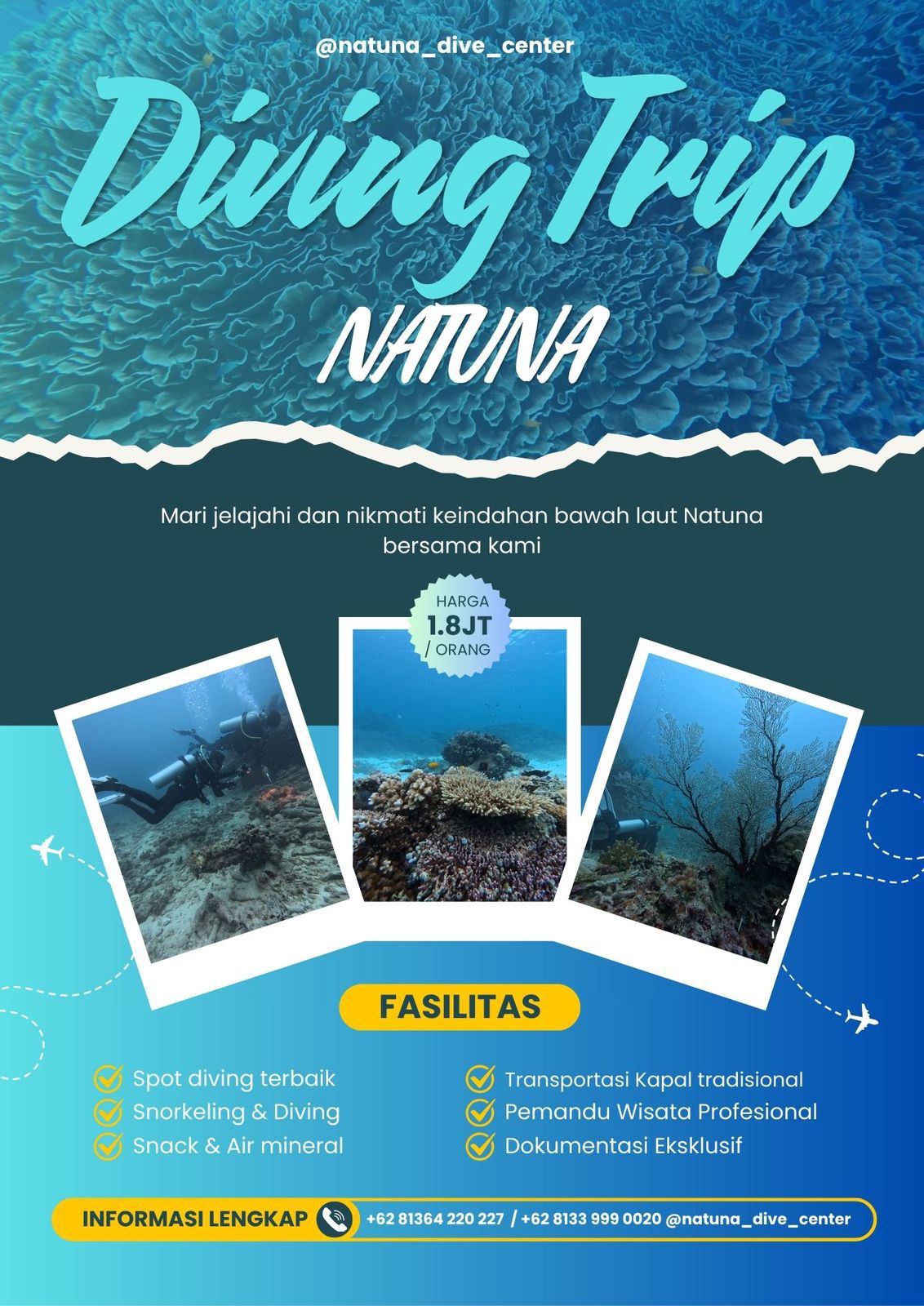 Poster Diving Trip Natuna